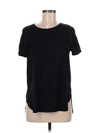 Pre-owned Avia Short Sleeve T-shirt In Black