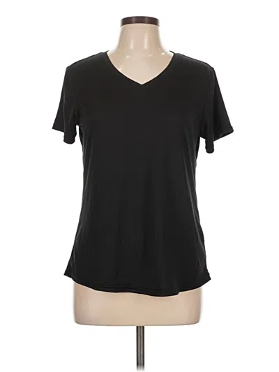 Pre-owned Avia Short Sleeve T-shirt In Black
