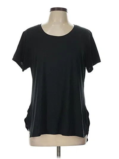 Pre-owned Avia Short Sleeve T-shirt In Black