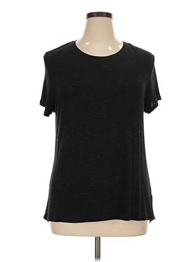Pre-owned Avia Short Sleeve T-shirt In Black