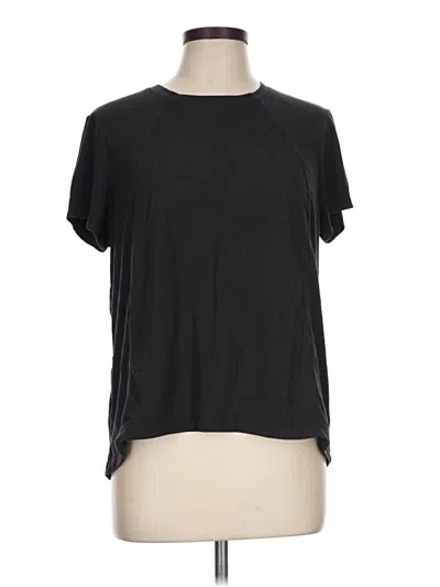 Pre-owned Avia Short Sleeve T-shirt In Black