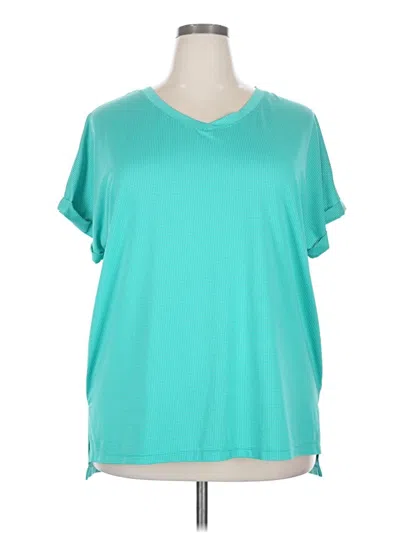 Pre-owned Avia Short Sleeve T-shirt In Blue