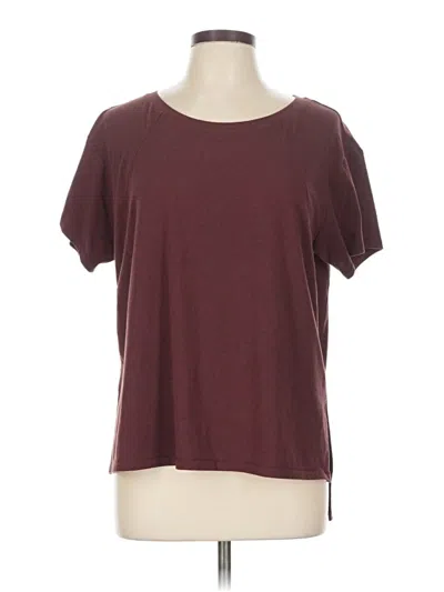 Pre-owned Avia Short Sleeve T-shirt In Burgundy