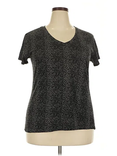 Pre-owned Avia Short Sleeve T-shirt In Gray