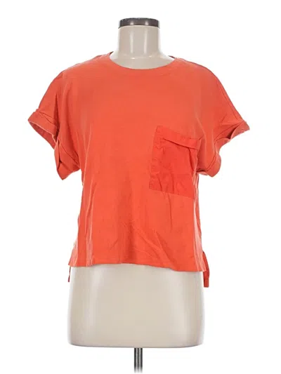 Pre-owned Avia Short Sleeve T-shirt In Orange