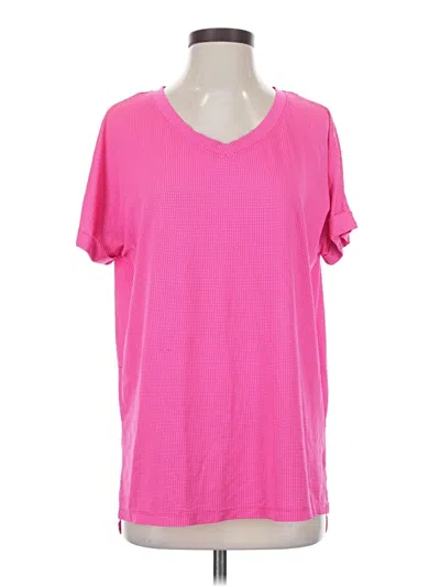 Pre-owned Avia Short Sleeve T-shirt In Pink