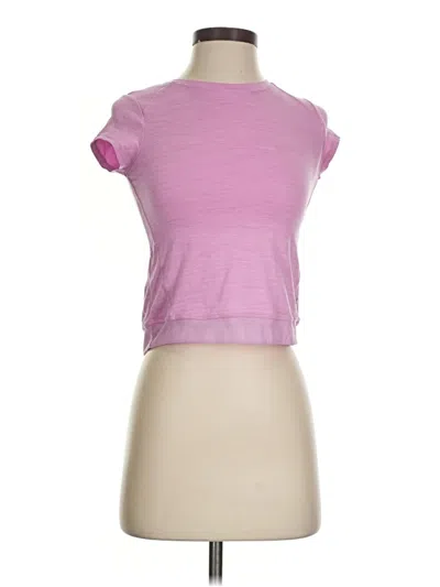 Pre-owned Avia Short Sleeve T-shirt In Pink