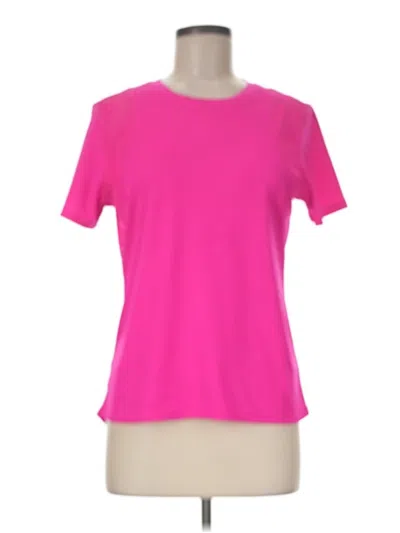 Pre-owned Avia Short Sleeve T-shirt In Pink