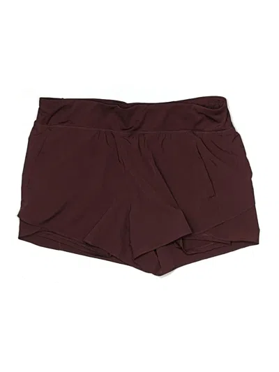 Pre-owned Avia Shorts In Burgundy