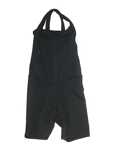 Pre-owned Avia Sleeveless Top Black Halter Neckline Tops