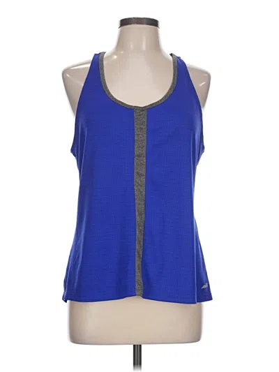 Pre-owned Avia Sleeveless Top Blue Halter Neckline Tops