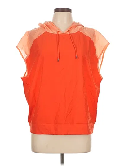 Pre-owned Avia Sleeveless Top Orange Cowl Neck Tops