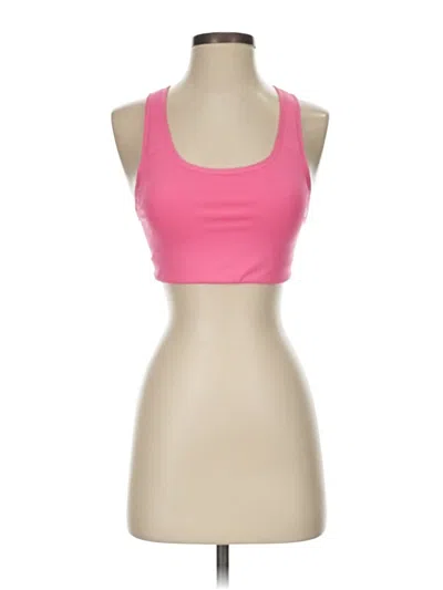 Pre-owned Avia Sleeveless Top Pink Halter Neckline Tops