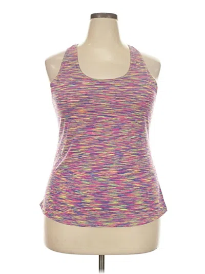 Pre-owned Avia Sleeveless Top Purple Halter Neckline Tops