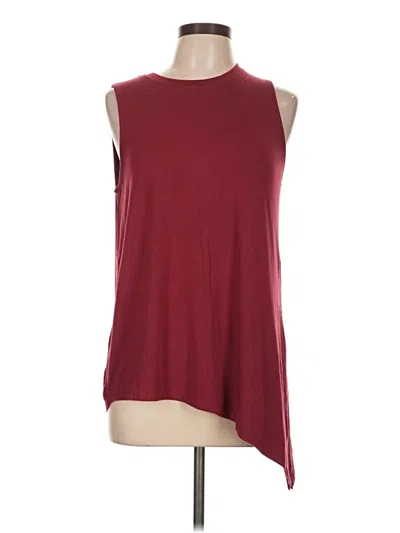 Pre-owned Avia Sleeveless T-shirt In Burgundy