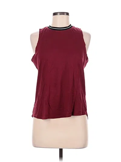 Pre-owned Avia Sleeveless T-shirt In Burgundy