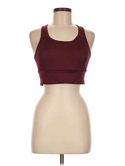 Pre-owned Avia Sports Bra In Burgundy