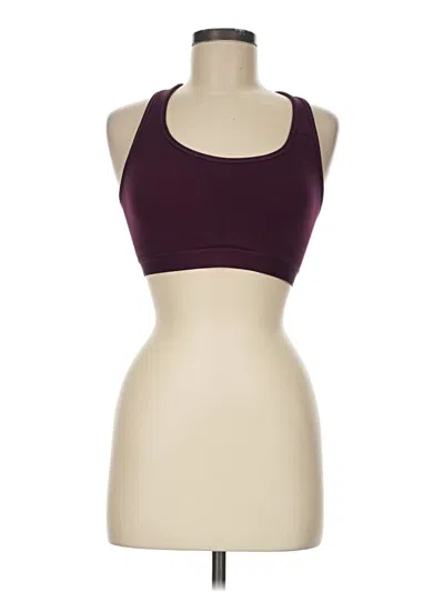 Pre-owned Avia Sports Bra In Burgundy