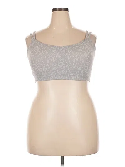 Pre-owned Avia Sports Bra In Silver