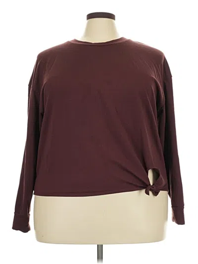 Pre-owned Avia Sweatshirt In Burgundy