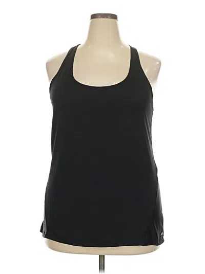 Pre-owned Avia Tank Top Black Halter Neckline Tops