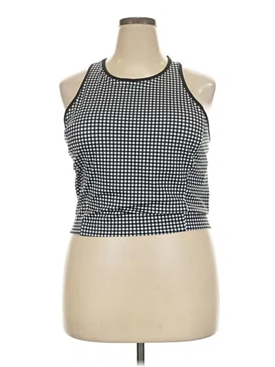 Pre-owned Avia Tank Top Black Halter Neckline Tops