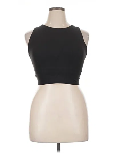 Pre-owned Avia Tank Top Black Halter Neckline Tops