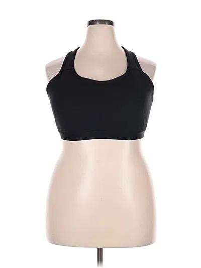 Pre-owned Avia Tank Top Black Halter Neckline Tops