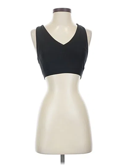 Pre-owned Avia Tank Top Black Strapless Neckline Tops