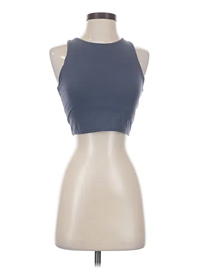 Pre-owned Avia Tank Top Blue Halter Neckline Tops
