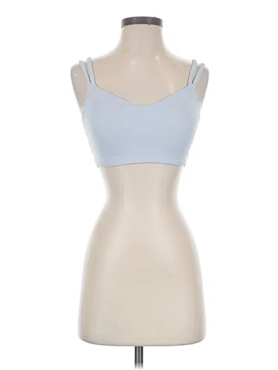 Pre-owned Avia Tank Top Blue Strapless Neckline Tops