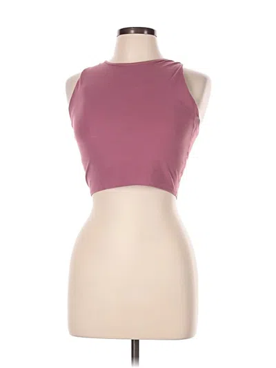 Pre-owned Avia Tank Top Burgundy Halter Neckline Tops