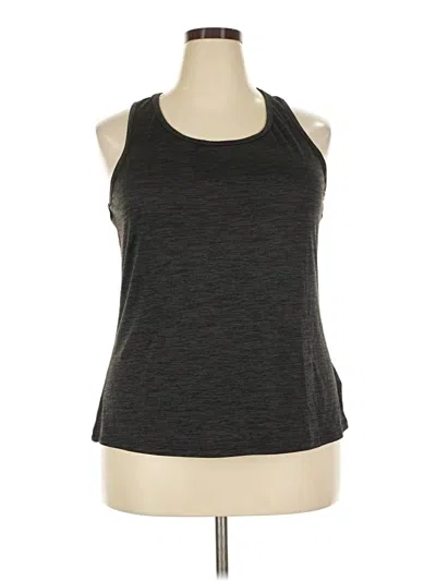 Pre-owned Avia Tank Top Gray Halter Neckline Tops