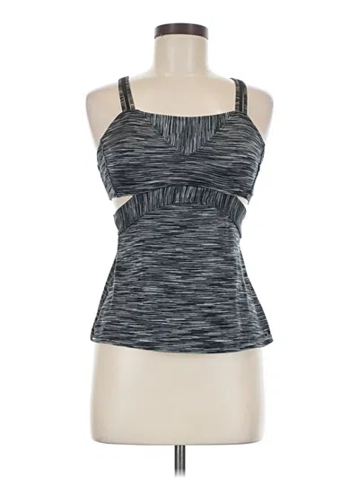 Pre-owned Avia Tank Top Gray Strapless Neckline Tops