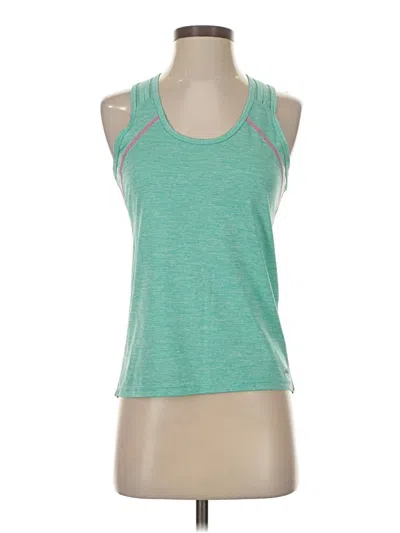 Pre-owned Avia Tank Top Green Halter Neckline Tops