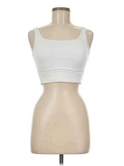 Pre-owned Avia Tank Top Ivory Strapless Neckline Tops