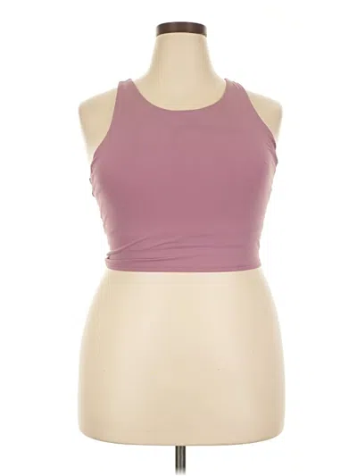 Pre-owned Avia Tank Top Pink Halter Neckline Tops
