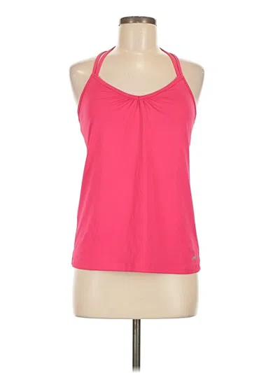 Pre-owned Avia Tank Top Pink Halter Neckline Tops