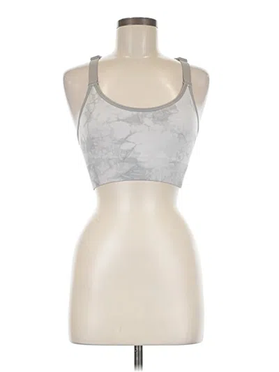 Pre-owned Avia Tank Top Silver Halter Neckline Tops