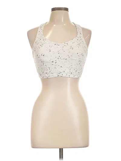 Pre-owned Avia Tank Top Silver Halter Neckline Tops