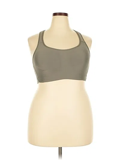 Pre-owned Avia Tank Top Tan Halter Neckline Tops In Brown