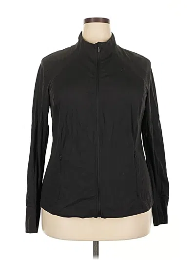 Pre-owned Avia Track Jacket In Black