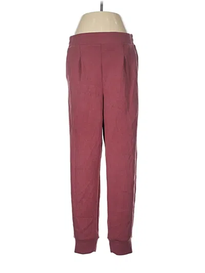 Pre-owned Avia Track Pants In Burgundy