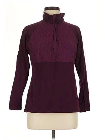 Pre-owned Avia Turtleneck Sweater In Burgundy