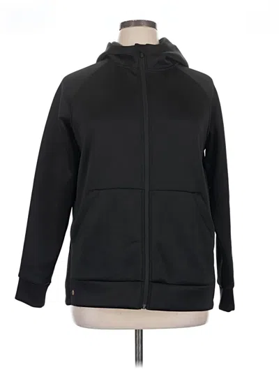 Pre-owned Avia Zip Up Hoodie In Black