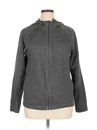 Pre-owned Avia Zip Up Hoodie In Gray