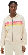 Aviator Nation 5-stripe Zip Hoodie
