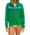 Aviator Nation 5-stripe Zip Hoodie In Multi