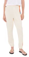 Aviator Nation 5 Stripe Sweatpants Vintage White In Blue
