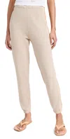 Aviator Nation 5 Stripe Women's Sweatpants Sand/tan In Sand/tan